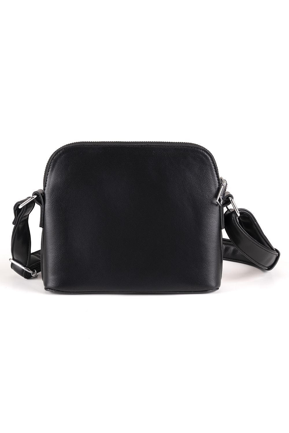 Vivisence Damen Umhängetasche Verstellbarer Schultergurt Vordertasche, Schwarz