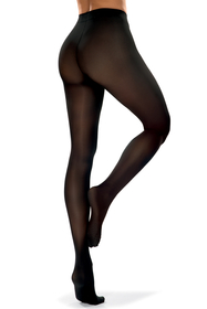 Vivisence Women's Tights 40 DEN 3-Pack With Invisible Toe Reinforcement Comfort Trimmed Waistband Seamless Panties Section, nero