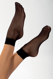 Vivisence Chaussettes Femme Classiques Épaisseur 20 DEN Douces Et Confortables Bords Élastiques Larges Qui Maintiennent Solidement Les Chaussettes En Place Renforcement Invisible, nero