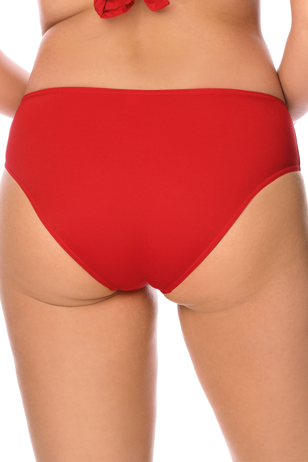 Vivisence Bikinihose Damen Klassischer Schnitt Formstabil Bequemer Sitz, rot