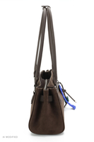 Vivisence Schultertasche Damen Polyester Alltag Handtasche, braun
