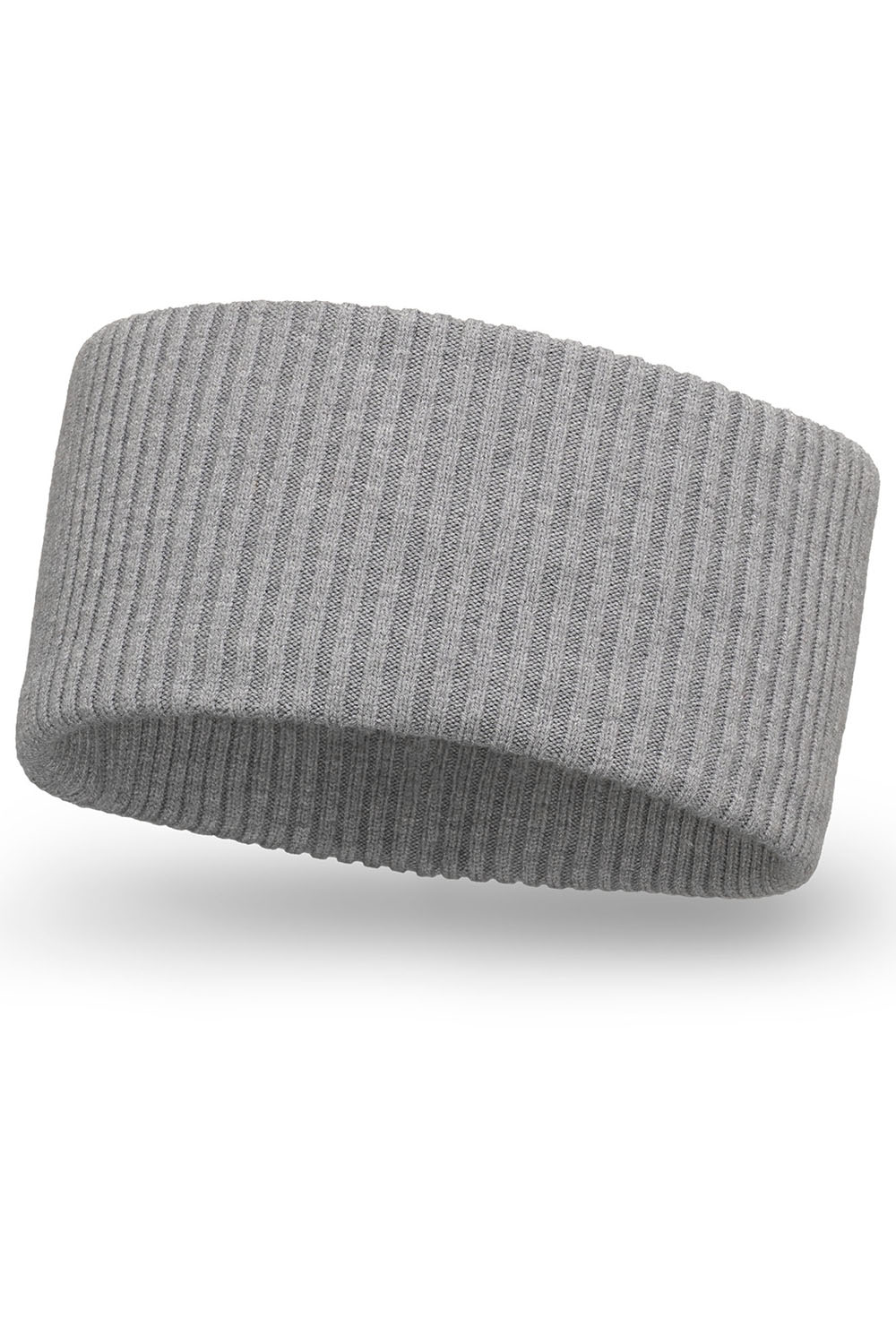 Vivisence Damen Stirnband Winter Geripptem Garn Perfekter Anpassung Optimalen 7092, hellgrau