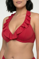 Vivisence 3220 classic ladies smooth maxi bikini top, raspberry