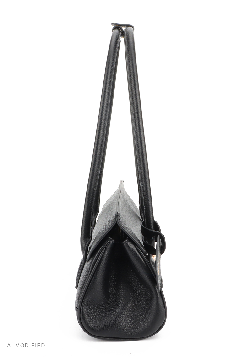 Vivisence T0039 Sac à bandoulière femme simili cuir baguette élégant, noir