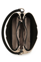 Vivisence Damen Handtasche Mit Magnetverschluss Und Fächern Für Ordnung, Beige