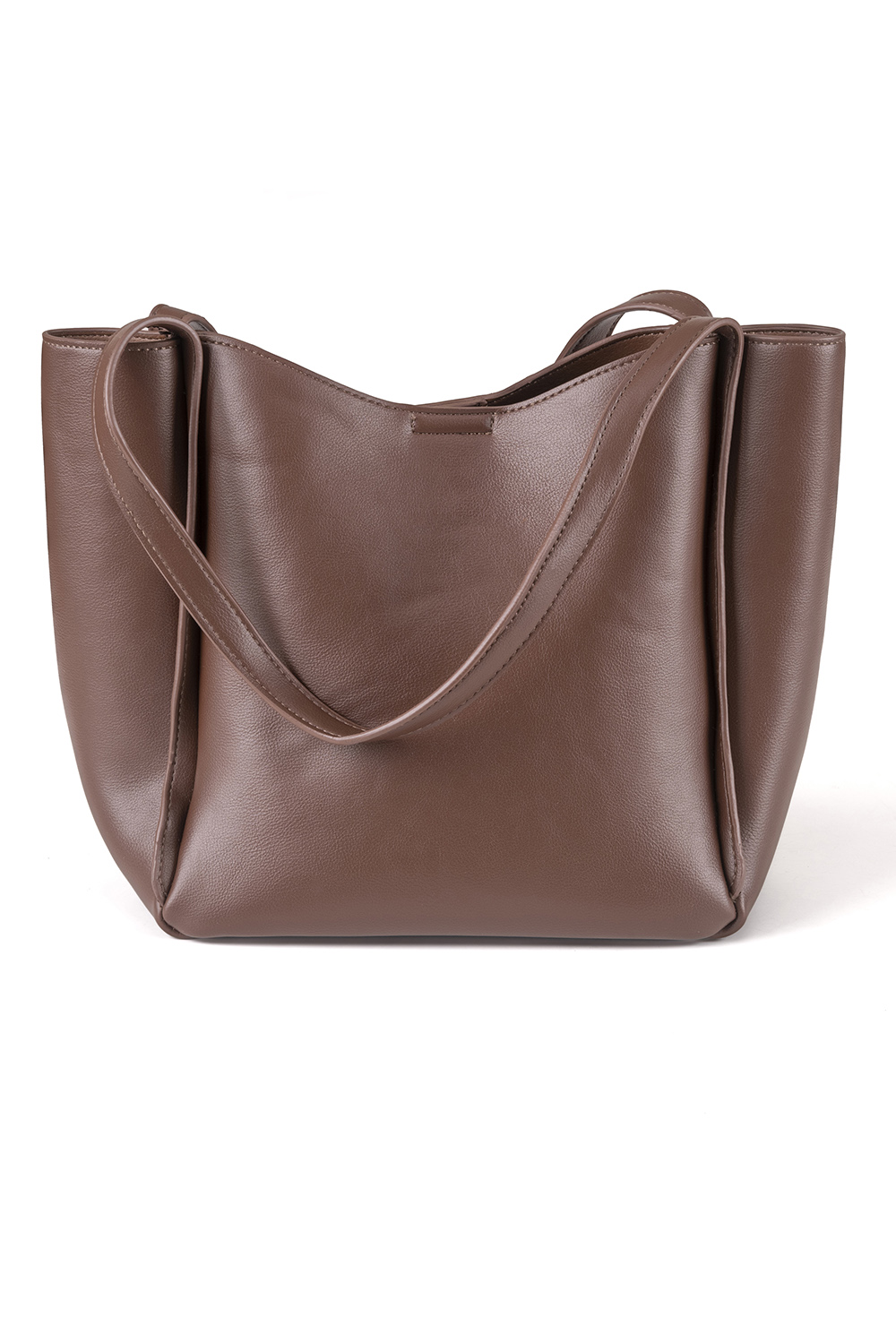 Vivisence Sac à Main Femme Fermeture Magnétique Confort et élégance, marron