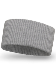 Vivisence Damen Stirnband Winter Geripptem Garn Perfekter Anpassung Optimalen 7092, hellgrau