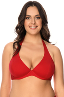 Vivisence femme top de bikini haut de maillot de bain 3215, rouge