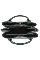 Vivisence Sac À Main Femme Trois Compartiments Parfait Style et Confort, vert