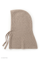Vivisence Women Hood Adjustable Tie Full Head Covering, beige