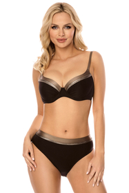 Vivisence Soutien Gorge De Bain Push Up Élégant Confortable Et Galbant Avec Bonnets Thermoformés Bretelles Réglables Et Tissu Haute Qualité 3230, noir