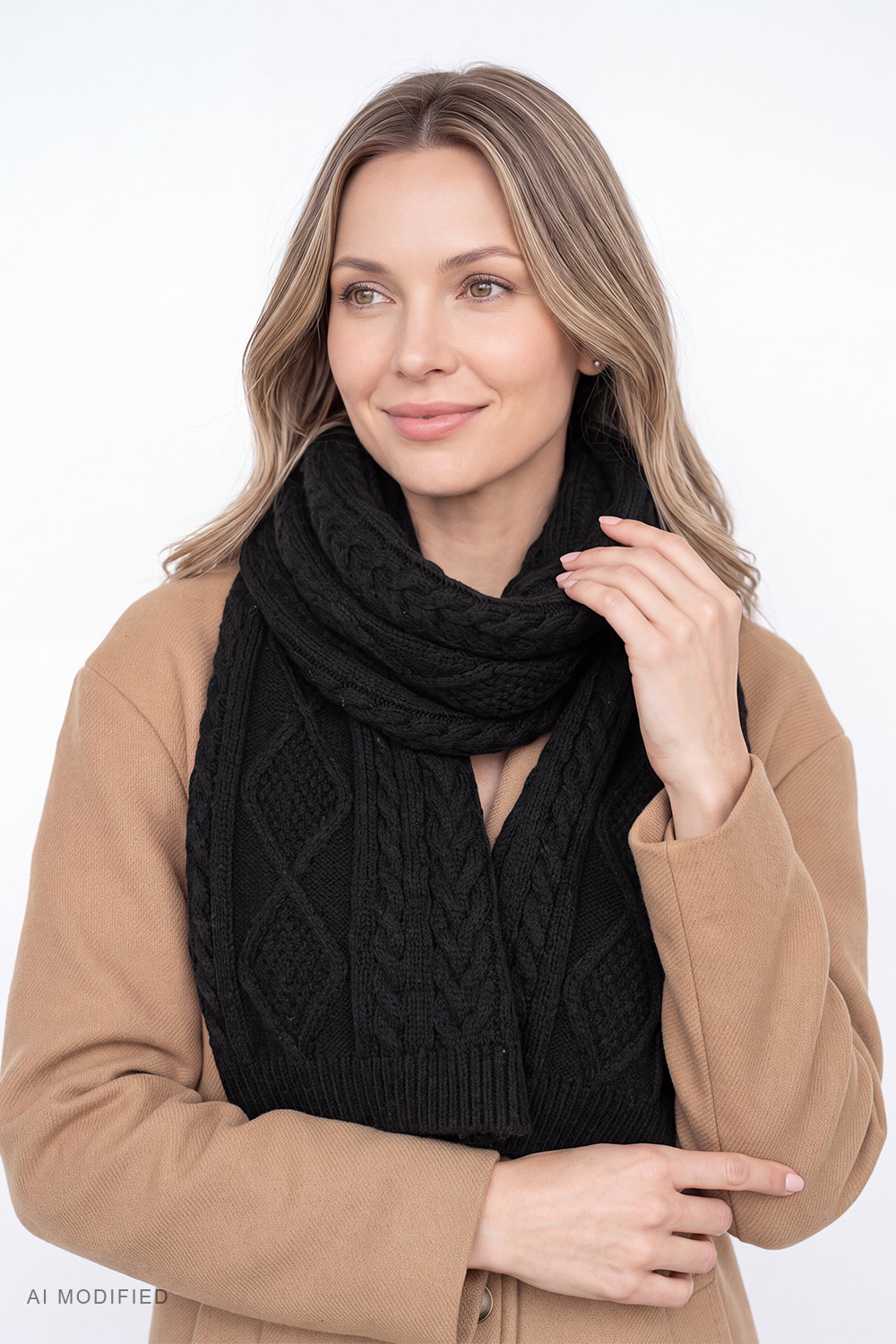 Vivisence 70128 KMPL Sets Sets hat + scarf, czarny