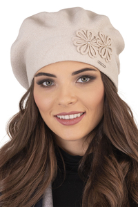 Vivisence Béret Femme Hiver Épais Et Chaud Idéal Pour Les Journées Froides 7007, beige
