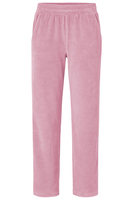 Vivisence Damen Velour Jogginghose Mit Geradem Bein Und Elastischem Bund Bequeme Freizeithose Für Zuhause Sport Und Alltag 9105,