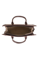 Vivisence Sac à Main Femme Ensemble 3 Pièces Fermeture à Glissière, marron