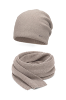 Vivisence 70134 KMPL Sets Sets hat + scarf, beige