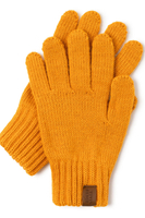 Vivisence Gants Femme Hiver Doux Et Chauds Idéals Pour Temps Froid 7014, miel