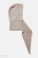Vivisence Damen Balaclava vorne gebunden perfekte Passform, beige