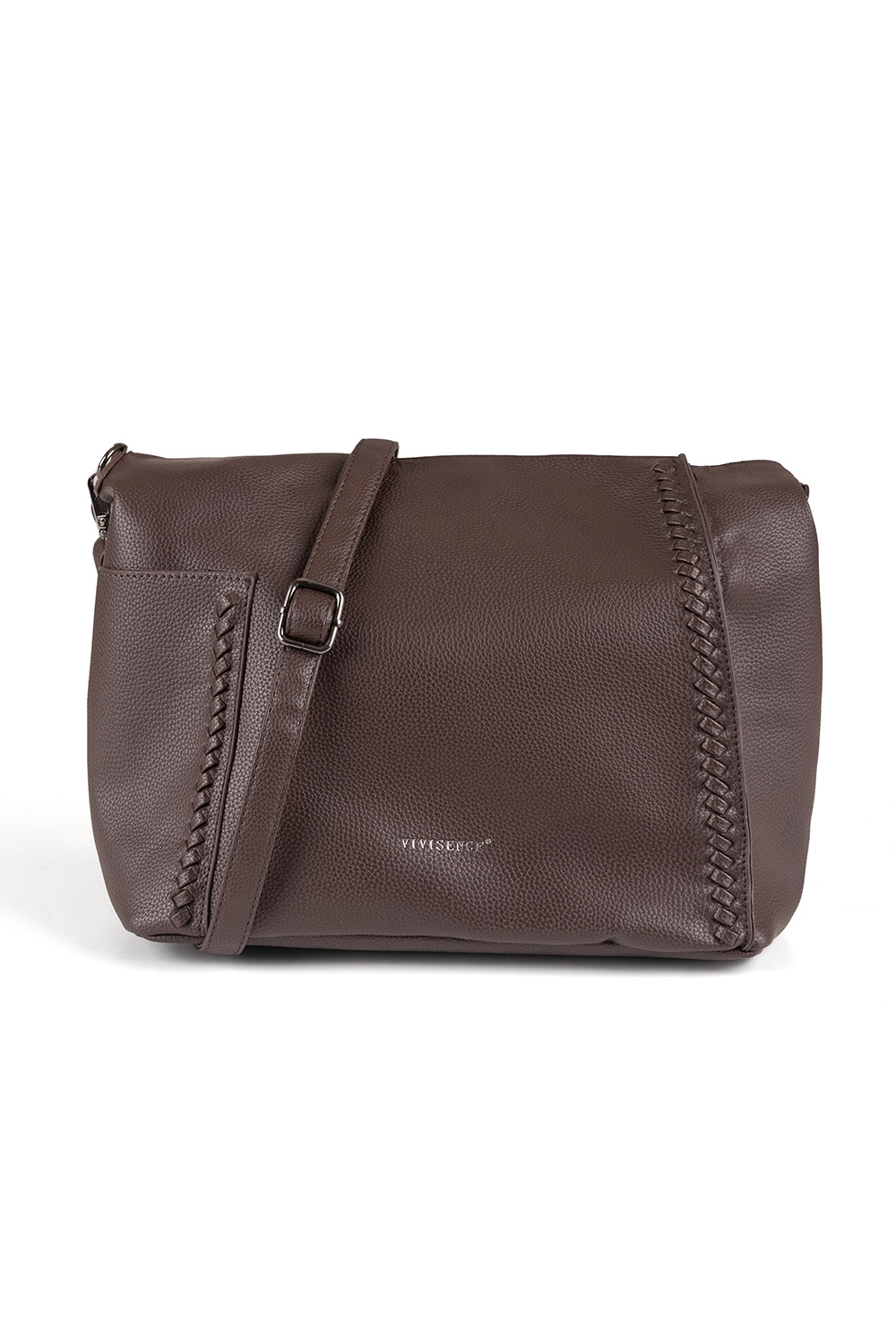Vivisence Women's Handbag Adjustable Shoulder Strap Everyday Comfort, Brown