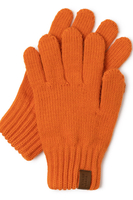 Vivisence Women's Winter Gloves Soft And Warm Ideal For Cold Weather 7014, orange