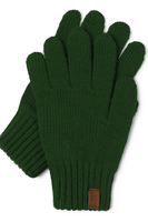 Vivisence Damen Winter Handschuhe Weichem und Warme Ideal für Kaltes Wetter 7014, grün