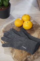 Vivisence Gants Femme En Laine Pour L’Hiver Idéal Temps Froid 7201, gris foncé