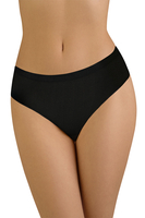 Vivisence Dame Slip Unterhose Gepunktet Bund Spitze Unterwäsche 4012, schwarz