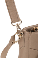 Vivisence Sac Bandoulière Sac a Main Femme Compacte Fonctionnelle, beige