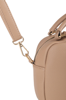 Vivisence Women's Shoulder Bag Woven Front Design Stylish and Functional, beige