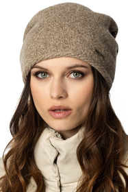 Vivisence Women's Winter Set Including Hat Scarf And Gloves With Perfect Fit Design Warm And Soft Woolen Yarn Insulated Lining Ideal For Cold Winter And Autumn Days, beige melange