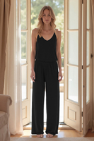 Vivisence Damen Pyjama Viskose Lockere Passform Komfort Für Nachtwäsche 2046,