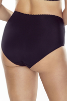 Vivisence smooth lace high waisted briefs 1056, Black