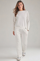 Vivisence Tracksuit Set Cotton Long Sleeve Perfect for Everyday Wear 9205, White