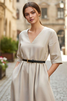 Vivisence Ceinture Femme Fine Boucle Raffinée Élégance Confort Quotidien P0003, noir