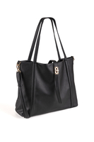 Vivisence Handtasche Damen mit Laptopfach Perfekt für Den Alltag, Schwarz