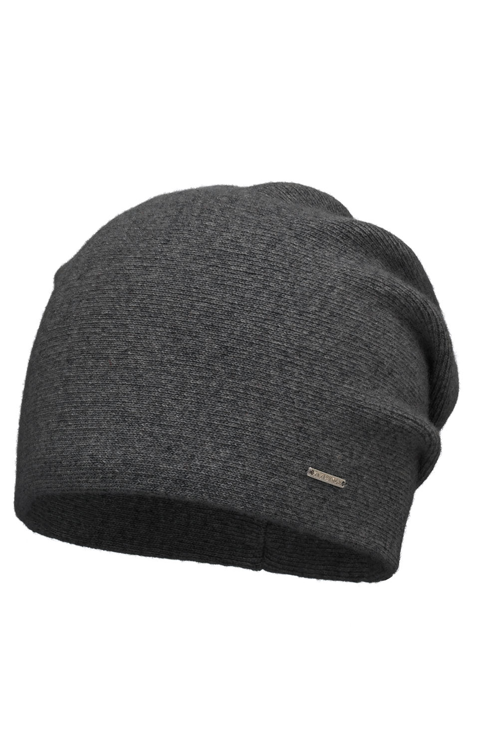 Vivisence Women's Hat Wool Pleated Fleece Lined Comfortable Everyday Winter 7085, dark grey