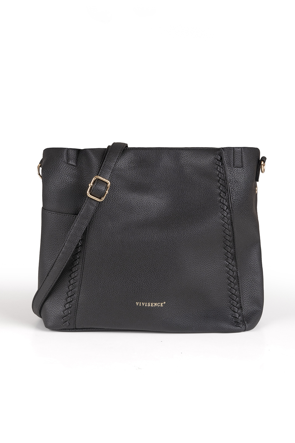 Vivisence Women's Handbag Adjustable Shoulder Strap Everyday Comfort, Black
