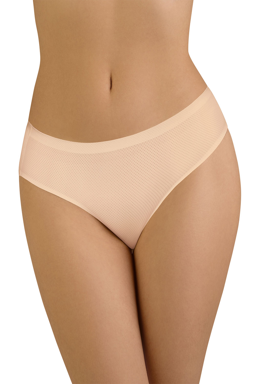 Vivisence Dame Slip 3-er Pack Unterhose Glatt Voll Nahtlos Klassisch  4011, weiß/schwarz/beige