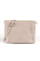 Vivisence Damen Handtasche Verstellbarer Schultergurt Alltag Tasche, Beige