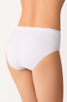 Vivisence femmes slip souple taille haute 4001, blanc