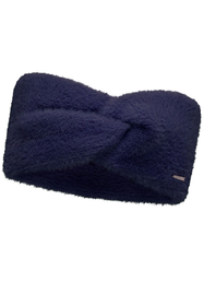 Vivisence Fluffy Lined Twisted Headband For Women Warm Autumn Winter 7093, dark blue