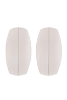 Vivisence coussinets de bretelle en silicone pour soutien-gorge 8001, blanc