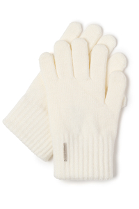 Vivisence Gants Femme Hiver Doux Et Chauds Pour Temps Froid 7202, blanc
