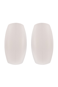 Vivisence Dame Schulterpolster Set BH Accessoires Zubehör Pads Kissen für Träger Transparent 8001, weiß