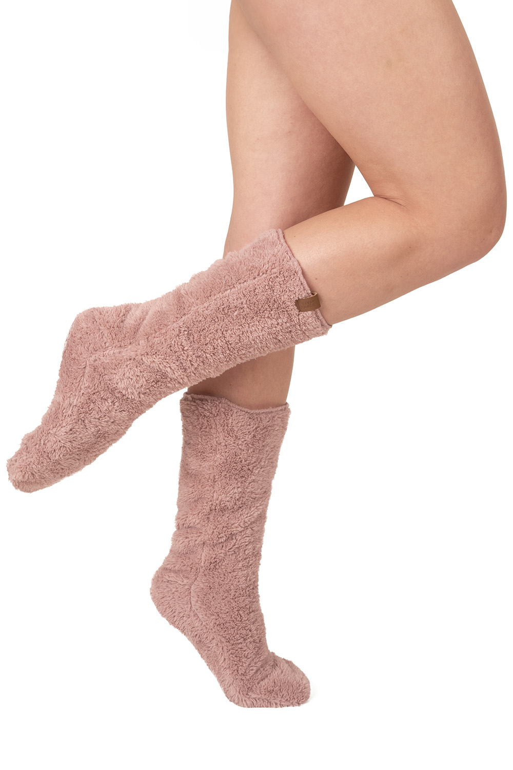 Vivisence Warm Socks Soft Cute And Durable Ankle-Length Winter Socks Made of Warm Fabric Perfect for Cold Evenings and as a Practical Gift Idea, pink