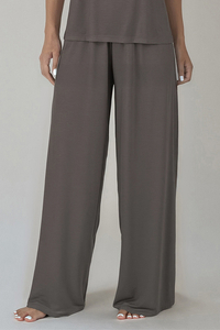 Vivisence Femme Pantalon de Pyjama Tricot Respirant Confort Pour la Nuit 2102, gris