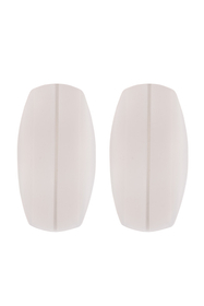 Vivisence Dame Schulterpolster Set BH Accessoires Zubehör Pads Kissen für Träger Transparent 8001, weiß