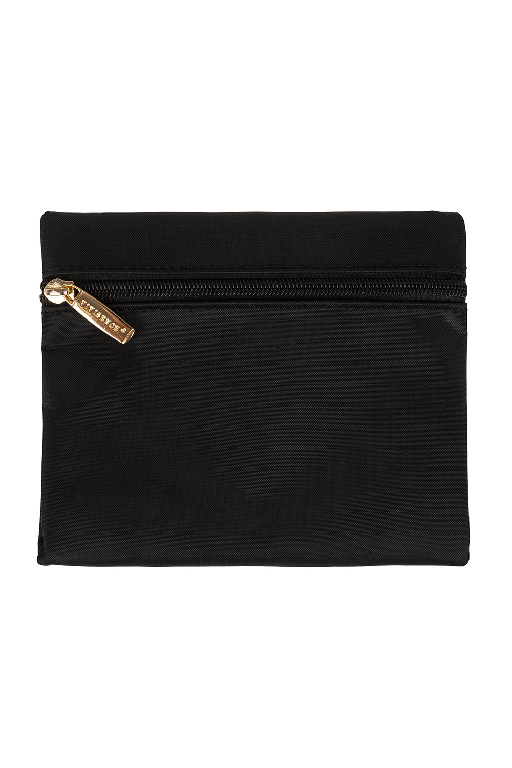 Vivisence Damen Handtasche Reißverschluss Mit Abnehmbarem Riemen Für Alltag, Schwarz