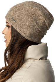 Vivisence Women's Winter Set Including Hat Scarf And Gloves With Perfect Fit Design Warm And Soft Woolen Yarn Insulated Lining Ideal For Cold Winter And Autumn Days, beige melange