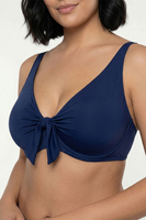 Vivisence Soutien Gorge De Bain Femme Armatures Bonnets Souples Maintien, bleu nuit